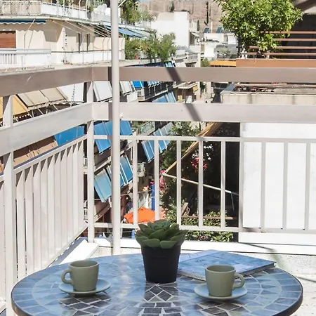 Apartment Neos Kosmos Gem With Balcony And Acropolis View
